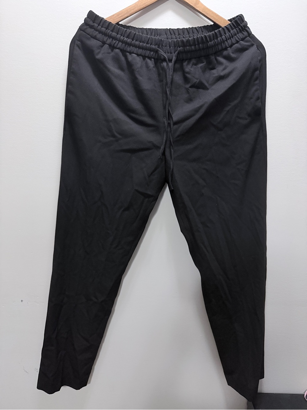 Zara Men's Black Drawstring Pants Size M / L39 / Inseam 29
